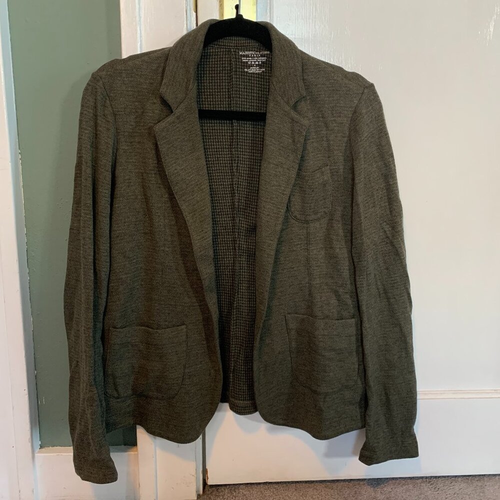 Majestic Filatures Paris Dark Green Blazer - Size 4